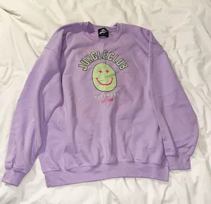 Lavender Graphic Sweatshirt Purple Size L thumbnail 2