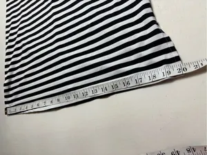Jonathan Martin For Her Black&White Striped Maxi Skirt - Sz S -casual long skirt thumbnail 6