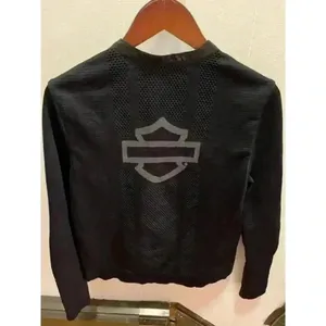 Harley Davidson Women's Full Zip Mesh Jacket Black M Size M thumbnail 2