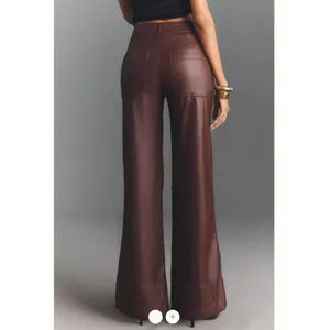 Anthropologie Pilcro The Rylan Faux-Leather Relaxed High-Rise Flare Pants thumbnail 2