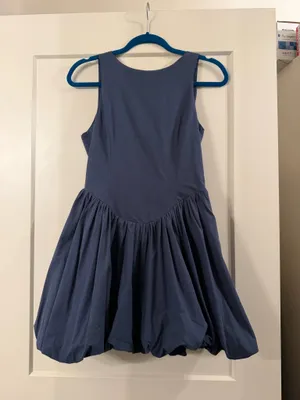 TCEC Navy Bubble Hem Dress thumbnail 3