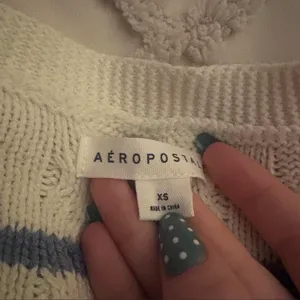 Aeropostale Cream Knit Sweater thumbnail 3