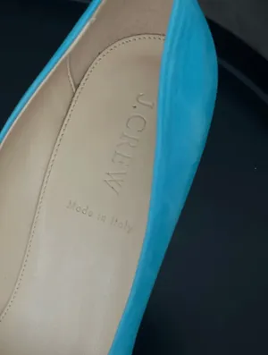 J.Crew Round Toe Leather Heels Size 8 thumbnail 3