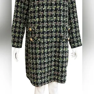 Tuckernuck Holly Tinsel Tweed Long Sleeve Jackie Dress Size Large. A1 thumbnail 6