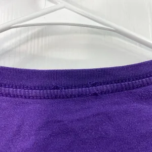 Vintage Aeropostale purple lace embroidered‎ scoop neck cotton y2k casual tshirt thumbnail 5