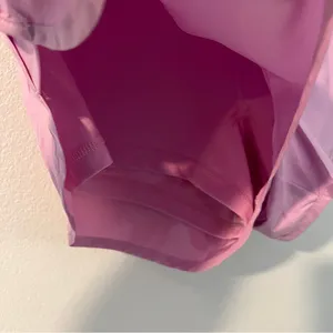 Juicy Couture Pink Lightweight Womens Drawstring Shorts Built In Briefs‎ Size L thumbnail 5