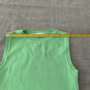 Women’s Zara Trendy Bright Crop Top Shirt Green Sz M Medium Viscose Blend thumbnail 6