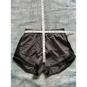 Nike Gray black Tempo Dri-FIT Brief Lined Running Shorts Women's Small thumbnail 8
