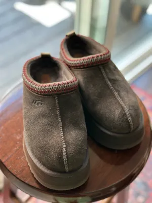 UGG® Tazz II Platform Slippers Dusted Cocoa Brown Shoes thumbnail 4