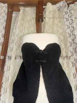 Super Cute Vintage 1980s Villager Mohair Frog Toggle Vest thumbnail 2