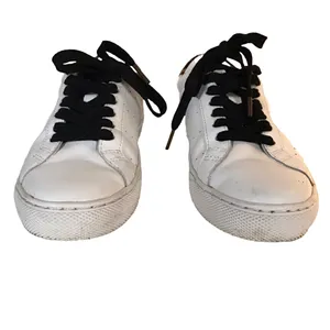 J. Crew "Saturday Sneakers" White Leather & Animal Print Accent Sneakers (6.5) thumbnail 8