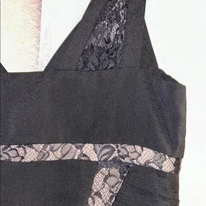 Bebe Size M Black Dress Tank thumbnail 12