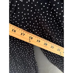 Rag & Bone Black White‎ Polka Dot Pleated Keyhole Blouse XS Coquette Career thumbnail 8