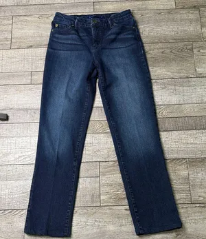 Bandolino Dark Blue Straight Leg Jeans thumbnail 1