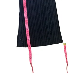 BlacktoGrey Black Ribbed Flare Leggings High Waisted Cotton Large thumbnail 4