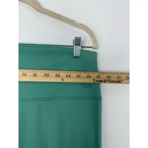 Everlane Perform Ankle Leggings Green High Rise Stretch Activewear XXL NWOT thumbnail 5