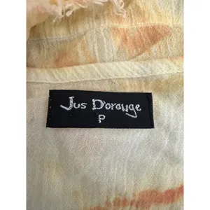 Jus D'Orange Y2K 90s Babydoll Floral Rosette Gauzy Sleeveless Blouse Size Small thumbnail 6