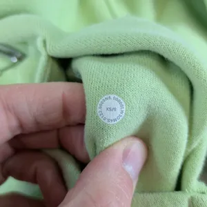 Lululemon Scuba Oversized Half-Zip Hoodie Dewy Green W3DM4S XS/S thumbnail 6