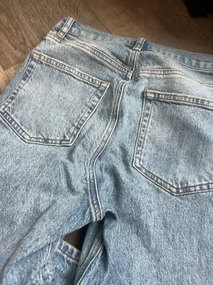 Reformation lise ultra high rise straight jeans, malta wash size 25 thumbnail 11