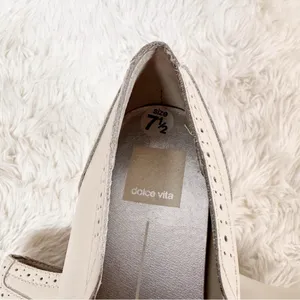 DOLCE VITA Jhenee Platform Loafer Sneakers Size 7.5 Beige Cream Slip On Casual‎ thumbnail 4