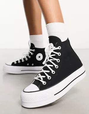Platform Black Converse High-Top thumbnail 1