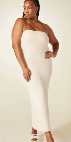 YITTY Pet Me Strapless Maxi Dress 2X On My Ivories #200 thumbnail 1