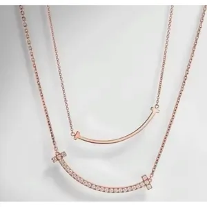 Boutique Rose Gold Filled K18 Curve Bar Necklace, Minimalist Chain Pendant,‎ 16-18” thumbnail 6