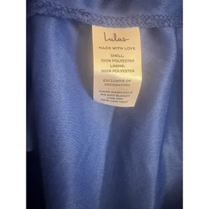 Lulus Never a Dull Moment Royal Blue Tie-Strap Pleated Midi Dress SIZE L thumbnail 10