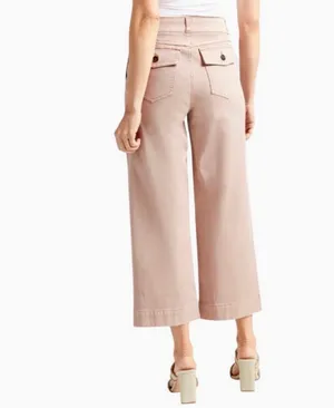 Spanx Stretch Twill Cropped Wide-Leg Pants thumbnail 3