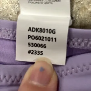 NEW CUPSHE Lace-Up Top & High-Waist Bottoms 2-Pc Bikini, Lavender, Size Small thumbnail 13