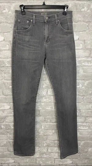 Citizens Of Humanity GagaE Straight Leg Jeans in Gray Wash thumbnail 1