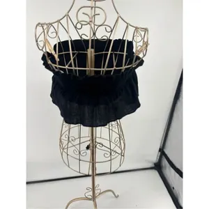 Free People Black Ruffle Strapless Tube Top Smocked Cotton Size S thumbnail 9