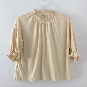 Madewell Clipdot Ruffle Top thumbnail 3