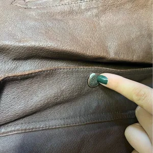 Wilson's Leather | The‎ Leather Experts Brown Coat Jacket Large thumbnail 8