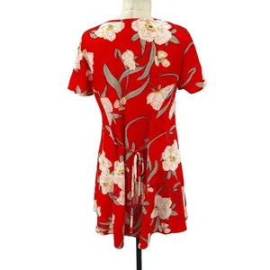 Show Me Your Mumu Bennett Babydoll Dress Southern Red Pebble Floral Size‎ Small thumbnail 7