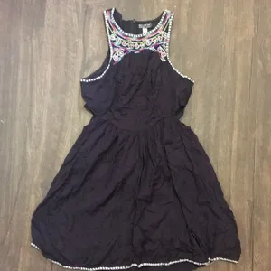 Billabong beachy designer embroidered skater dress thumbnail 2