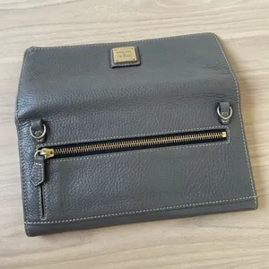Dooney & Bourke Charcoal Leather Wallet thumbnail 3