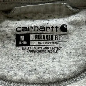 Carhartt Relaxed Fit Midweight Crewneck Block Logo Sleeve Graphic Sweatshirt M thumbnail 5