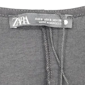 Zara Black Sleeveless V-Neck Tie Front Knot Midi Dress Small thumbnail 4