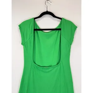 FP Beach Womens Dress Green Rosalia Low Back Mini Short Sleeve A Line Medium thumbnail 11