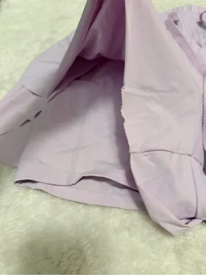 Women's small Light Purple Flowy Smocked Athletic Shorts thumbnail 7