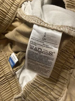 Old Navy Womens High Rise Pull On Wide Leg Cargo Pant Teakwood Khaki Size Small thumbnail 5