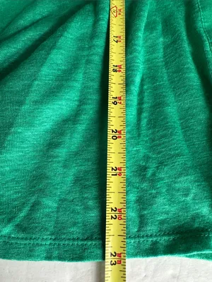 Sigrid Olsen Green Women's Lightweight 100% linen button front top M casual thumbnail 12