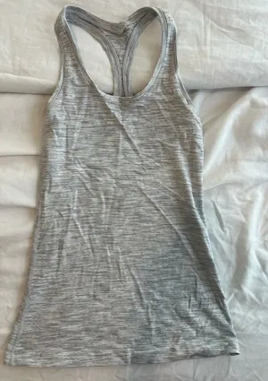 Light Gray Space-Dye Racerback Tank Top - Lululemon  thumbnail 1