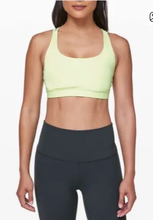 Lululemon Energy Bra in Mint Green $68 active casual workout spring thumbnail 1