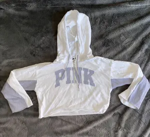PINK Victoria’s Secret Vintage Cropped Quarter Zip thumbnail 1