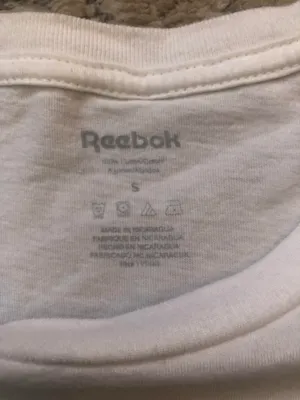 Reebok White Cotton Top thumbnail 3