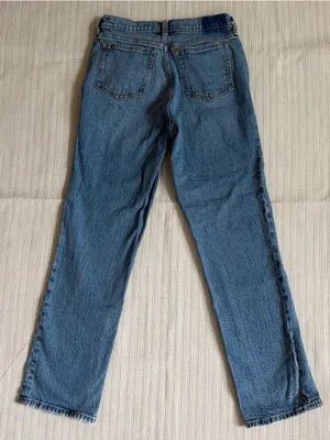 Abercrombie & Fitch Curve Love Mid Rise 90s Straight Jean Size 25/0 Short thumbnail 7