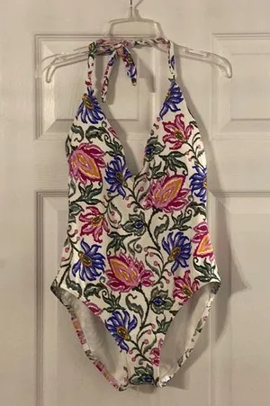 Loft Women’S One Piece Swim Size M Brand New With Tag See All Photos thumbnail 1