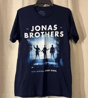 Jonas brother the tour concert shirt 2023 thumbnail 1